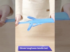 قفازات Blue M L XL من النتريل للاستعمال مرة واحدة 100 قطعة / صندوق قفازات يد معقمة