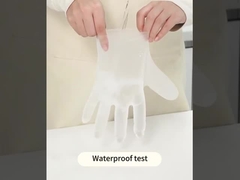 قفازات TPE ذات مرونة عالية للوقاية المرنة