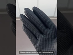 مكافحة زلة قفازات اللاتكس المتاح الغذاء تجهيز قفازات امتحان اللاتكس